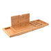 Expandable Wooden Bathtub Caddy Tray – Telescopic, Non‑slip Tablet & Soap Holder