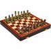 30cm (11.8in) Antique Bronze Foldable Chess Set with Alloy Weighted Pieces