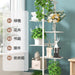 4-Tier Metal Plant Pot Rack – White Flower Stand & Storage Shelf