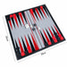 25×25cm Folding Magnetic Backgammon Board – Portable Travel Game