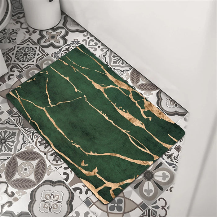 Diatomite Bath Mat 60x40cm – Quick-Dry PU Non-Slip Shower & Toilet Rug