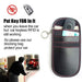 Faraday Pouch for Key Fob – Carbon Fibre Signal‑Blocking Anti‑Theft Protector
