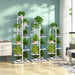 Iron Plant Stand – 4/5/6-Tier Flowerpot Organiser, Black or White