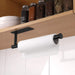 Stainless Steel Punch-Free Paper Towel Holder – Under-Cabinet Roll & Film Dispenser