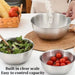 Stainless Steel Salad & Mixing Bowl (with Scale) — 5 sizes 700–3000ml
