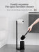 Foldable Floor-Standing Toilet Roll Holder with Reinforced Base, Standalone Dispenser