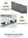 Extendable Bathtub Tray – Single‑Tier Corner Bathroom Shelf (Plastic)