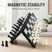 3-in-1 Magnetic Travel Board — Chess, Checkers & Backgammon (25/32/36 cm)