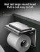 Stainless Steel Wall-Mounted Paper Towel & Toilet Roll Holder