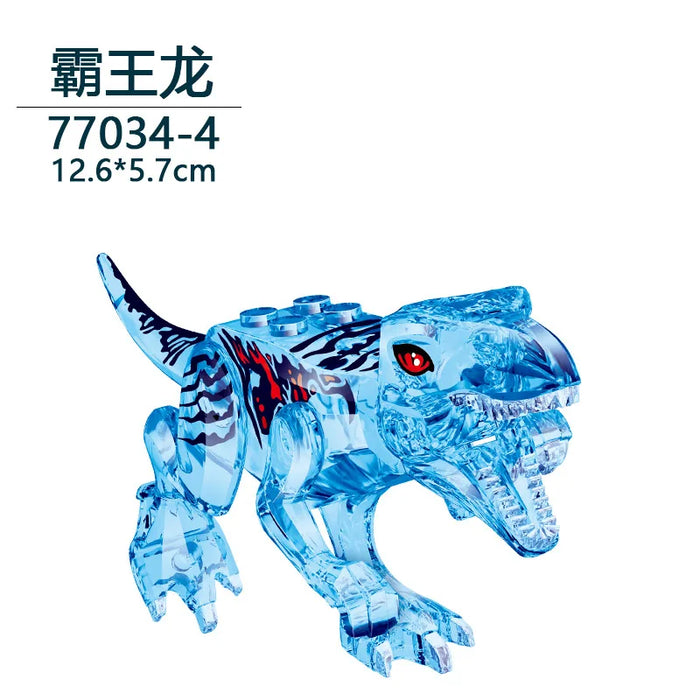 Tyrannosaurus Rex Building Block Figure — Jurassic Dinosaur Brick Toy (LEGO-compatible, 1pc)