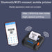 Portable 80mm Thermal Label & Receipt Printer — USB, Wi‑Fi & Bluetooth (iOS/Android/Windows)