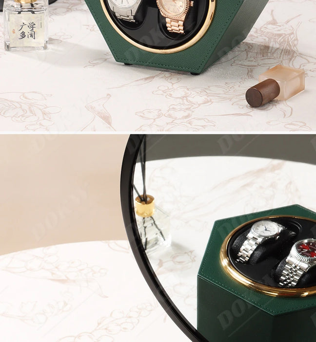 Type-C Mini Single Motor Watch Winder with Adjustable Rotation Modes