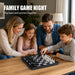3-in-1 Magnetic Travel Board — Chess, Checkers & Backgammon (25/32/36 cm)