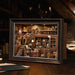 Secret Attic Book Nook Kit — 3D Wooden DIY Bookend with Light Effect