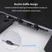 Foldable Laptop Cooling Stand with 1 Fan — Portable Elevated Notebook Riser