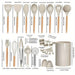36-piece Silicone Cooking Utensil Set with Holder