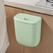 12L Hanging Kitchen & Bathroom Bin with Lid — Door or Wall Mount