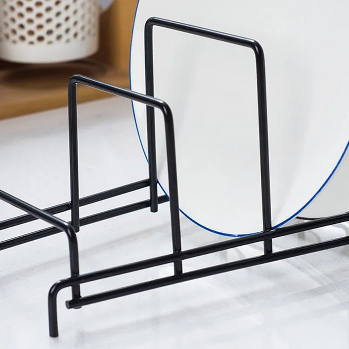 Iron Art Multi-Layer Kitchen Rack — Space-Saving Cutting Board & Lid Organiser