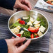 Stainless Steel Salad & Mixing Bowl (with Scale) — 5 sizes 700–3000ml