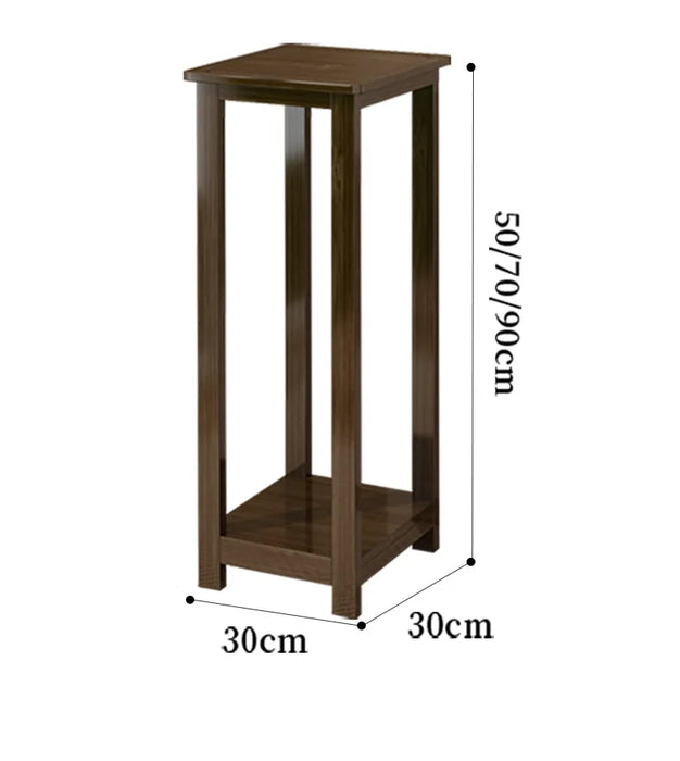 Multi-Tier Indoor Floor Plant Stand – Solid Wood Succulent Display Rack