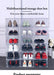 Transparent 6-Pack Shoe Storage Boxes — Thickened, Foldable, Dustproof & Stackable