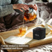 3‑Piece Coffee, Tea & Sugar Canister Set — Metal Jars with Bamboo or Iron Airtight Lids