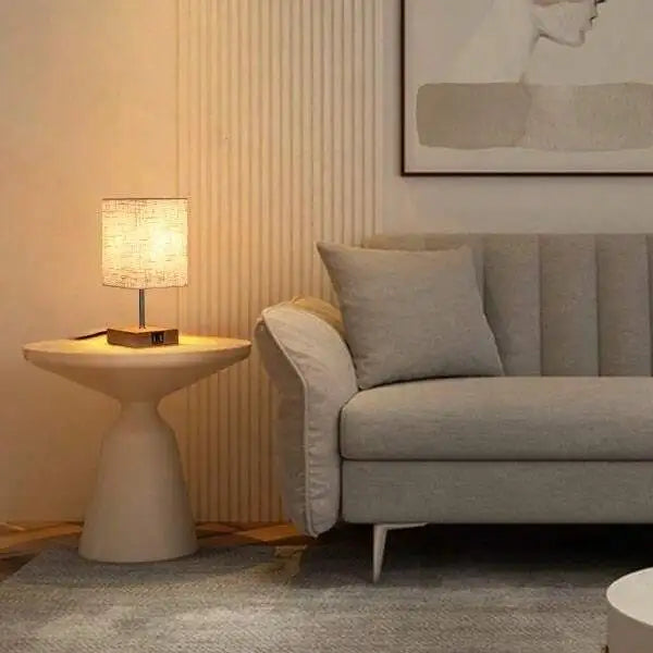 LED-skrivbordslampa från Bedside Lamps - beröringskänslig dimbar bordslampa med USB- och Type C-port, snabbladdning, ögonskydd - idealisk läslampa för studenter och långvariga läsare