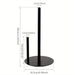 Paper Towel Holder — Weighted Base Countertop Roll Organiser (Black)