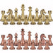 30cm (11.8in) Antique Bronze Foldable Chess Set with Alloy Weighted Pieces
