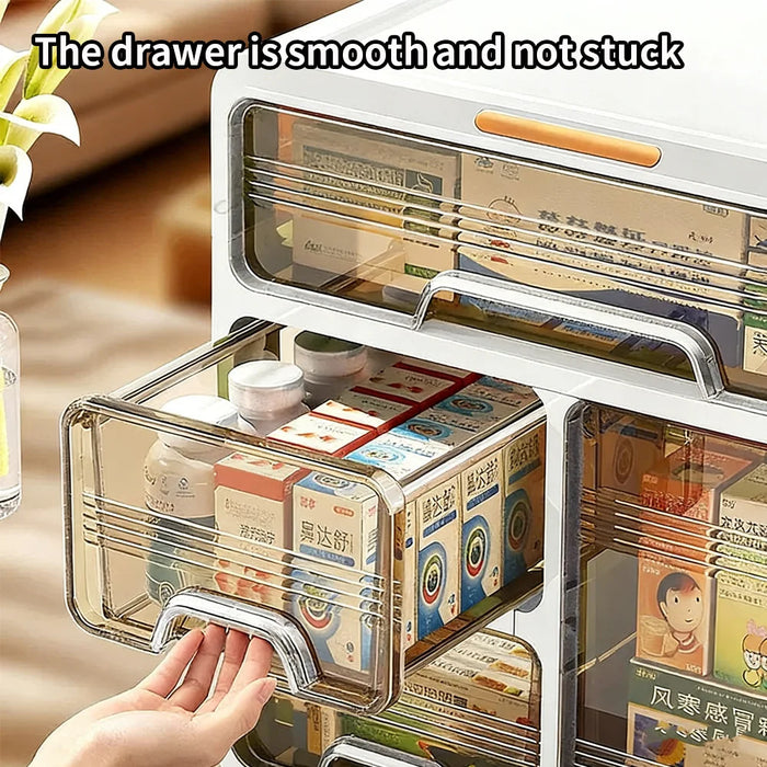 Large Capacity Multi-layer Medicine Storage Box – Drawer Pill Organiser