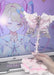 Pink Lace Angel Wings Headphone Stand — Kawaii Gaming Headset Holder