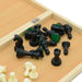 Solid Wooden Magnetic Foldable International Chess Set — Educational Game