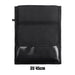 RFID Blocking Faraday Pouch – Anti‑Tracking Phone, Card & Key Shield, Large Wallet Case, Black