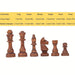 Wooden 32-Piece Chess Set — King 110mm with Leather Board, Gift for Teens & Adults
