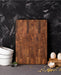 Teak End Grain Cutting Board — Large Wooden Chopping & Charcuterie Board with Hidden Handles