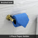 SUS304 Stainless Steel Wall-Mount Toilet Roll Holder — Multiple Finishes