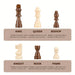 Magnetic Wooden Chess Set 39.37cm (15.5in) Folding Travel Board with 2 Extra Queens