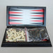 Foldable Magnetic 3-in-1 Board — Chess, Checkers & Backgammon, 25cm