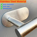 Stainless Steel Paper Towel Holder – Adhesive or Screw-Fix Wall & Cabinet Mount