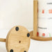 Bamboo Paper Towel Holder – Vertical Anti-Skid Tissue Stand for Kitchen & Home