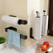 Self‑Adhesive Wall‑Mounted Tissue & Towel Holder — Space‑Saving No‑Drill (White/Black)