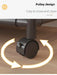 Clothing Storage Rack with Wheels, Hooks & Shelves — Freestanding Metal Organiser