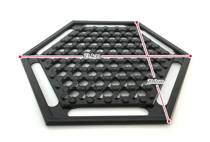 Portable Push-Marble Family Board Game — Strategy for Kids (6+)