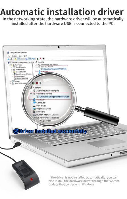 USB Fingerprint Reader — Windows Hello Biometric Login (Windows 10/11)