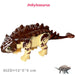 Jurassic Dinosaur Building Set — Triceratops, Velociraptor, T‑Rex, Indominus (Age 6+)