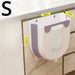 Folding Wall-Mounted Kitchen Bin — Small & Large, Plastic, Grey/Purple/Blue