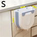 Folding Wall-Mounted Kitchen Bin — Small & Large, Plastic, Grey/Purple/Blue