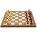 3‑in‑1 Foldable Wooden Travel Board — Chess, Checkers & Backgammon