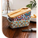 Country-style ceramic butter dish with built-in refrigeration – retro kitchen butter box