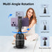 P03 360° Auto Face-Tracking AI Phone Gimbal — Desktop Tripod Holder for Vlog & Live